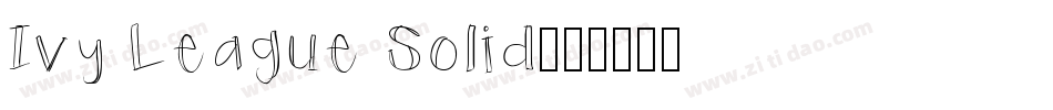 Ivy League Solid字体转换